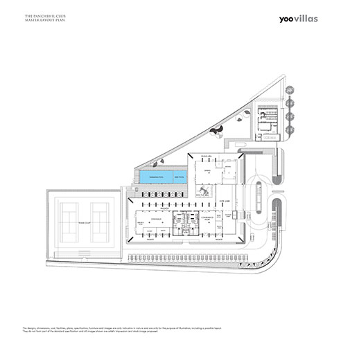 The Panchshil Club Master Layout Plan